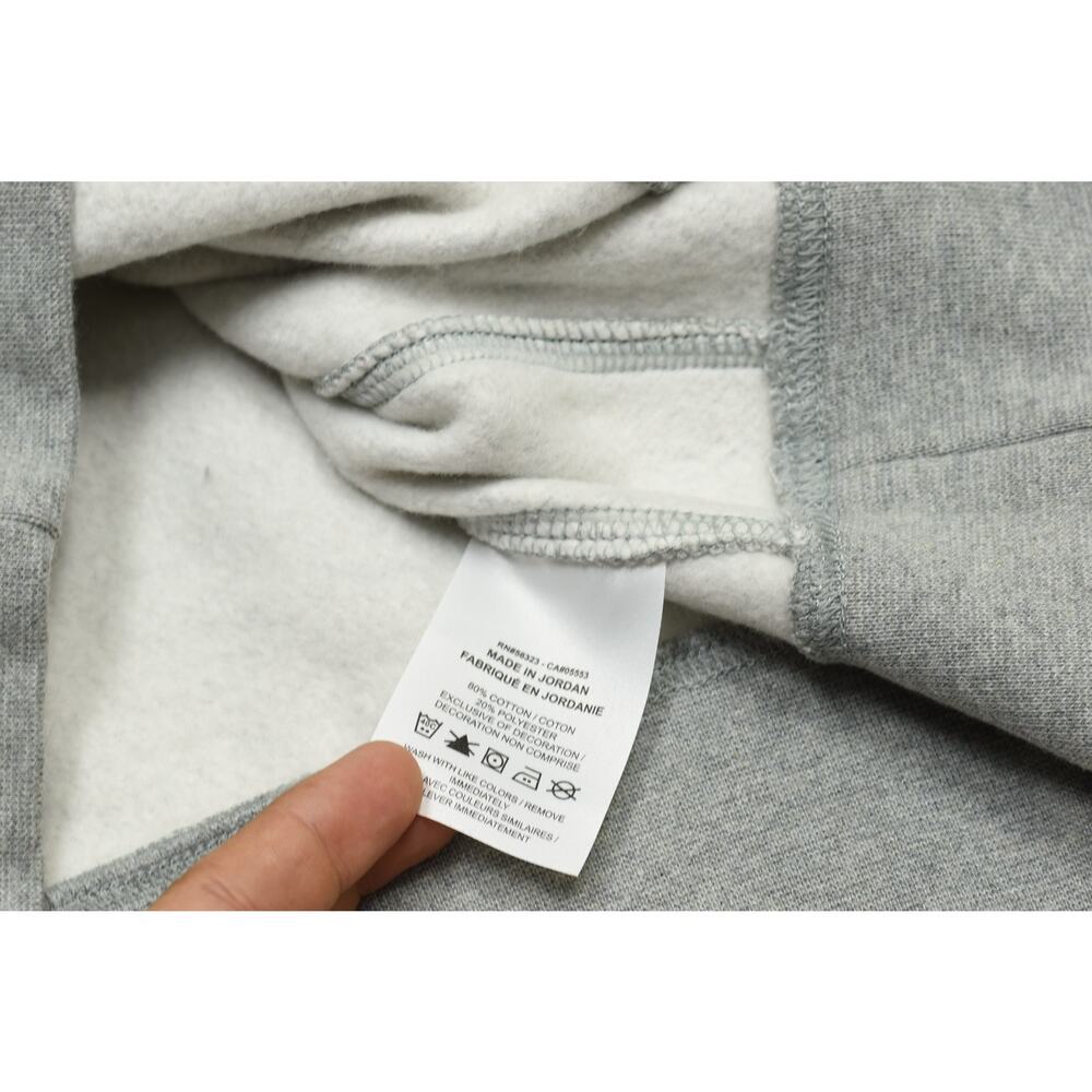 Nike Sportswear Club Fleece Grey Heather Crewneck Sweatshirt BV2662-063 Mens S - Picture 4 of 8